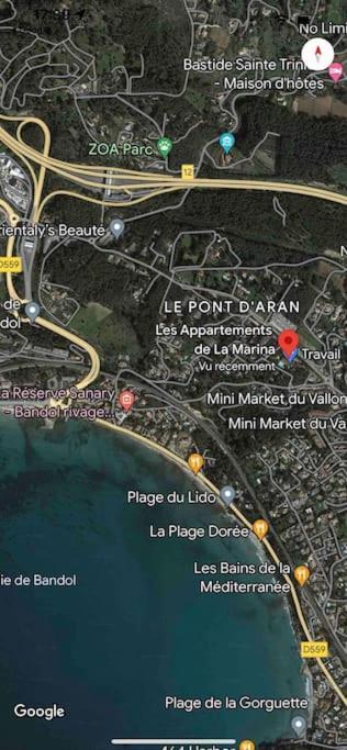 Les Appartements De La Marina Sanary-sur-Mer Eksteriør bilde