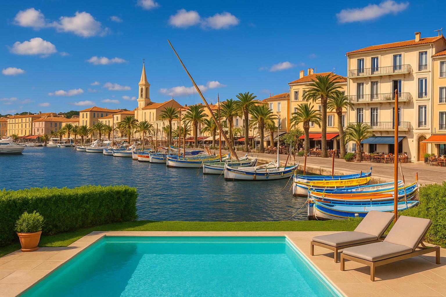 Les Appartements De La Marina Sanary-sur-Mer Eksteriør bilde
